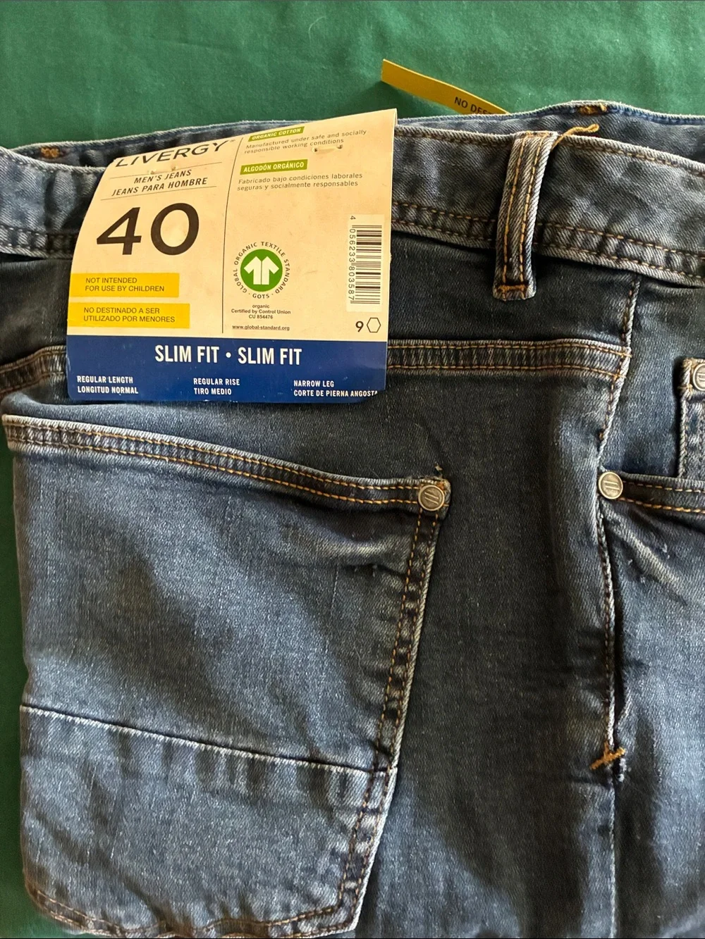 Livergy Slim Fit Men’s Jeans in Dark Blue - - Picture 1 of 3